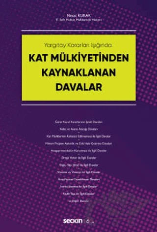 Kat Mülkiyetinden Kaynaklanan Davalar – Necat Kurak – Seçkin Yayıncılık kitap kapağı