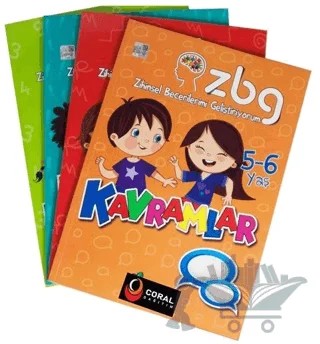 Limon Kids ZBG - Zihinsel Becerilerimi Geliştiriyorum Seti 5-6 Yaş (4 Kitap) – Soner Öztürk – Coral Dağıtım kitap kapağı