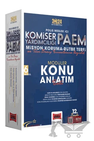 2024 Polis Meslek İçi PAEM Komiser Yardımcılığı Misyon Koruma Rütbe Terfi Modüler Konu Anlatım Seti (6 Kitap) – Kolektif – Yargı Yayınevi kitap kapağı