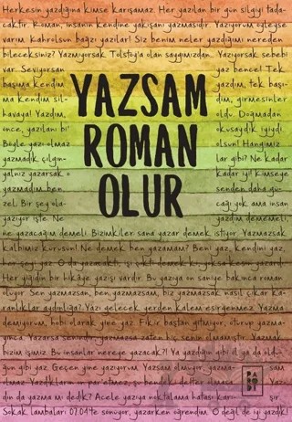 Yazsam Roman Olur – Songül Bakar – Parodi Yayınları kitap kapağı