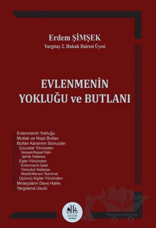 Evlenmenin Yokluğu ve Butlanı – Erdem Şimşek – Legem Yayınevi kitap kapağı