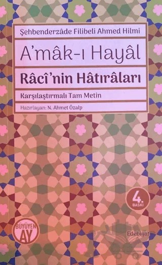 A'mak-ı Hayal – Şehbenderzâde Filibeli Ahmed Hilmi – Büyüyen Ay Yayınları kitap kapağı