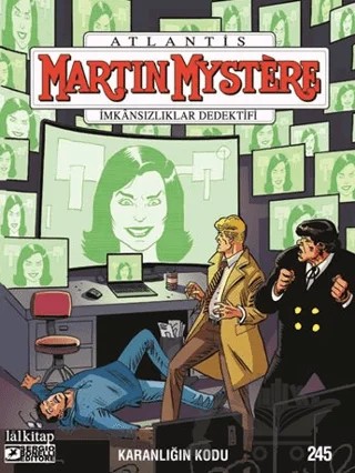 Martin Mystere Sayı 245 - Karanlığın Kodu – Diego Cajelli – Lal Kitap kitap kapağı