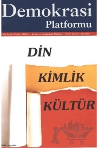 Din Kimlik Kültür - Demokrasi Platformu Sayı: 5 – Orion Kitabevi kitap kapağı