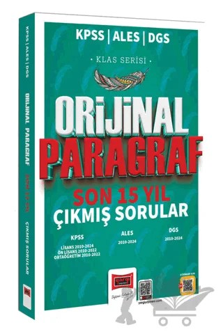 2025 KPSS ALES DGS Klas Serisi Orijinal Paragraf Son 15 Yıl Çıkmış Sorular – Kolektif – Yargı Yayınevi kitap kapağı