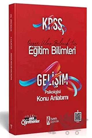 2021 KPSS Eğitim Bilimleri Gelişim Psikolojisi Konu Anlatımı – Özgür Ulaş Bölücek – İSEM Yayıncılık kitap kapağı