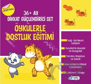 3 - 6 Yaş Öykülerle Dostluk Eğitimi – Kolektif – Harika Çocuk Yayınları kitap kapağı