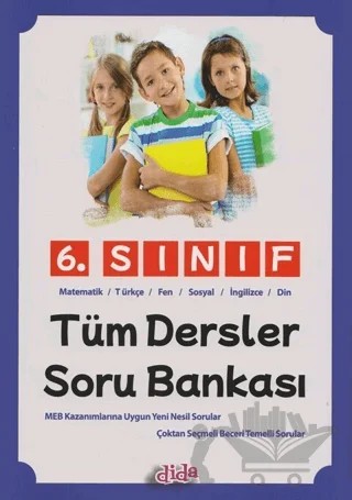 6. Sınıf Tüm Dersler Soru Bankası – Kolektif – Dida Yayınları kitap kapağı