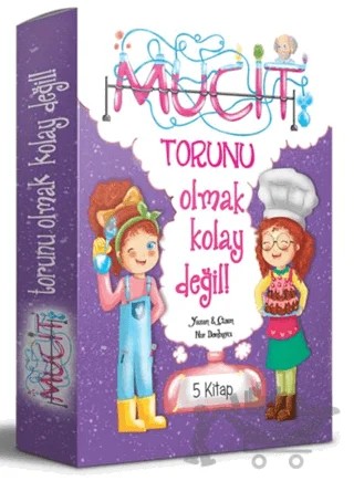 Mucit Torunu Olmak Kolay Değil! ( 5 Kitap+hds ) – Nur Dombaycı – Damla Yayınevi kitap kapağı