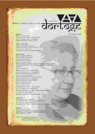 Dörtöğe Felsefe ve Bilim Tarihi Yazıları Hakemli Dergi Yıl:5 Sayı:9 – . – Nobel Akademik Yayıncılık kitap kapağı