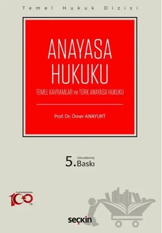 Anayasa Hukuku (THD) – Ömer Anayurt – Seçkin Yayıncılık kitap kapağı