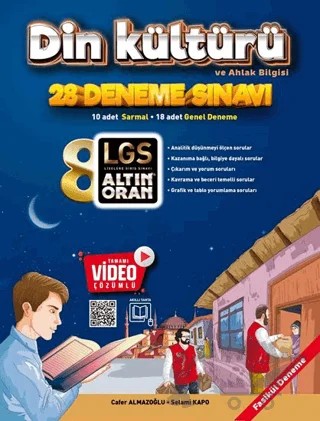 8. Sınıf Din Kültürü ve Ahlak Bilgisi 28 Deneme Sınavı – Cafer Almazoğlu, Selami Kapo – Borealis Yayıncılık kitap kapağı