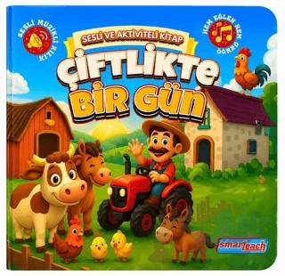 Çiftlikte Bir Gün – Sesli Kitap – Kolektif – Smarteach kitap kapağı