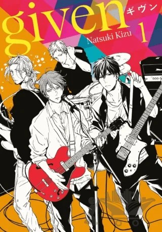 Given Cilt 1 – Natsuki Kizu – Komikşeyler Yayıncılık kitap kapağı