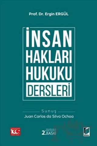 İnsan Hakları Hukuku Dersleri – Ergin Ergül – Adalet Yayınevi kitap kapağı