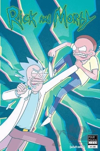 Rick and Morty 59 – Zac Gorman – Marmara Çizgi kitap kapağı