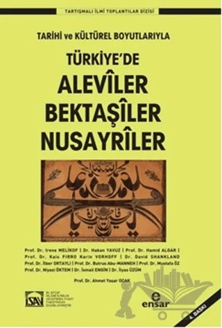 Türkiye'de Aleviler Bektaşiler Nusayriler – Kolektif – Ensar Neşriyat kitap kapağı