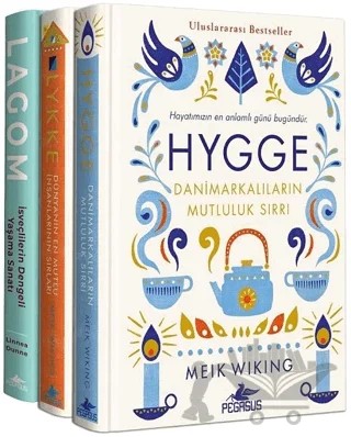 Hygge - Lykke - Lagom Set (3 Kitap Takım) – Meik Wiking, Linnea Dunne – Pegasus Yayınları kitap kapağı