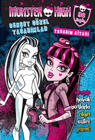 Monster High - Dehşet Güzel Tasarımlar – Kolektif – Doğan Egmont Yayıncılık kitap kapağı