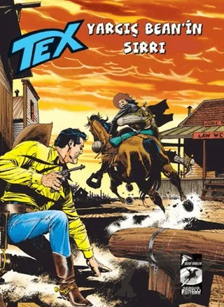 Tex 16 : Yargıç Bean'in Sırrı - San Antonio'da Tuzak – Mauro Boselli – Çizgi Düşler Yayınevi kitap kapağı