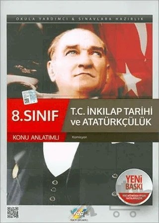 8. Sınıf TC İnkılap Tarihi ve Atatürkçülük Konu Anlatımlı – Kolektif – Fdd Yayınları kitap kapağı