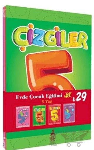 Evde Çocuk Eğitimi Seti 5 Yaş (4 Kitap Takım) – Kolektif – Ren Çocuk kitap kapağı