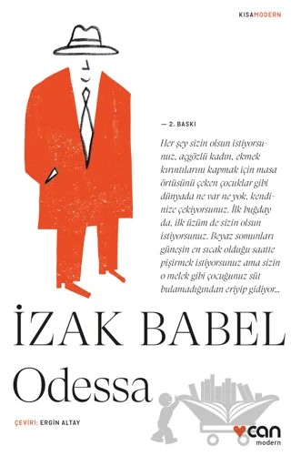 Odessa – Izak Babel – Can Yayınları kitap kapağı