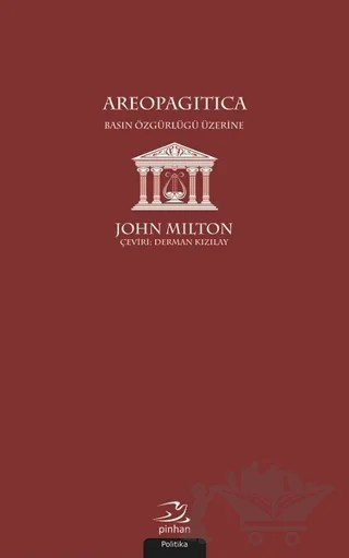 Areopagitica – John Milton – Pinhan Yayıncılık kitap kapağı