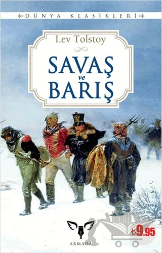Savaş ve Barış – Lev Nikolayeviç Tolstoy – Armada Yayınevi kitap kapağı