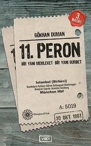 11. Peron – Gökhan Duman – Vadi Yayınları kitap kapağı