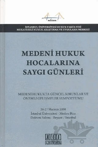 Medeni Hukuk Hocalarına Saygı Günleri – Kolektif – On İki Levha Yayınları kitap kapağı