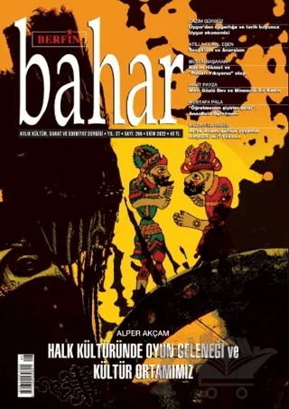 Berfin Bahar Aylık Kültür Sanat ve Edebiyat Dergisi / Ekim 2022 - 296. Sayı – Berfin Bahar Dergisi kitap kapağı