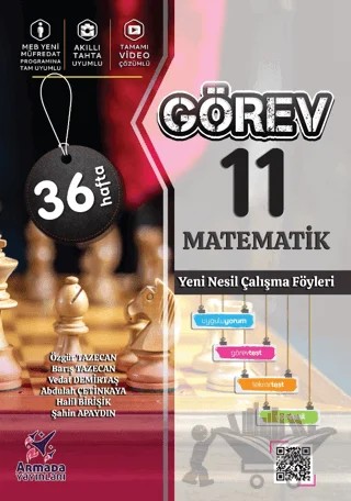 Armada Görev 11. Sınıf Matematik Yeni Nesil Çalışma Föyleri – Kolektif – Armada Yayınları kitap kapağı