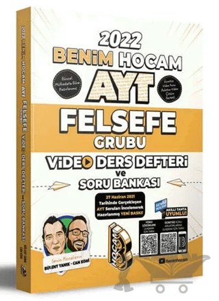 YKS AYT Felsefe Video Ders Defteri ve Soru Bankası – Bülent Tanık, Can Köni – Benim Hocam Yayınları kitap kapağı