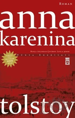 Anna Karenina – Lev Nikolayeviç Tolstoy – Timaş Yayınları kitap kapağı