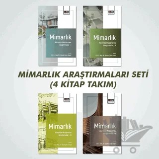 Mimarlık Araştırmaları Seti (4 Kitap Takım) – Kolektif – Eğitim Yayınevi - Bilimsel Eserler kitap kapağı