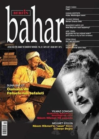 Berfin Bahar Aylık Kültür Sanat ve Edebiyat Dergisi Sayı: 227 Ocak 2017 – Berfin Bahar Dergisi kitap kapağı