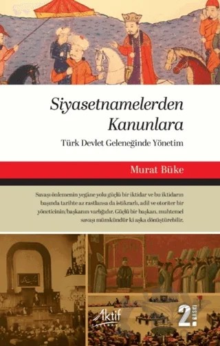 Siyasetnamelerden Kanunlara – Murat Büke – Aktif Yayınevi kitap kapağı
