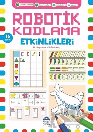 Robotik Kodlama Etkinlikleri - 6 – Başar Ataç, Halime Ataç – Martı Çocuk Yayınları kitap kapağı