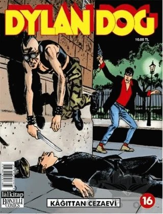 Dylan Dog Sayı: 16 / Kağıttan Cezaevi – Michele Medda – Lal Kitap kitap kapağı