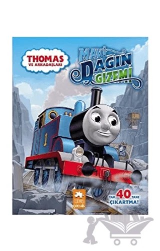 Thomas ve Arkadaşları - Thomas ve Dinazor - Mavi Dağın Gizemi (Çift Taraflı) – Kolektif – Eksik Parça Yayınları kitap kapağı