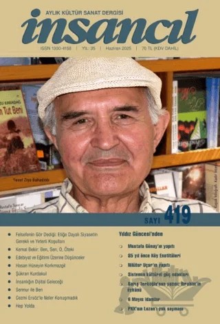 İnsancıl Aylık Kültür Sanat Dergisi Sayı: 419 Haziran 2025 – İnsancıl Dergisi Yayınları kitap kapağı