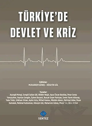 Türkiye'de Devlet ve Kriz – Kolektif – Sentez Yayınları kitap kapağı