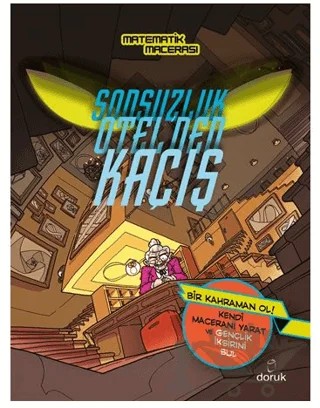Sonsuzluk Otelden Kaçış – Kjartan Poskitt – Doruk Yayınları kitap kapağı