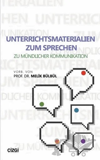 Unterrichtsmaterialien Zum Sprechen – Melik Bülbül – Çizgi Kitabevi Yayınları kitap kapağı