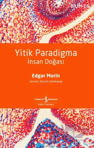 Yitik Paradigma - İnsan Doğası – Edgar Morin – İş Bankası Kültür Yayınları kitap kapağı