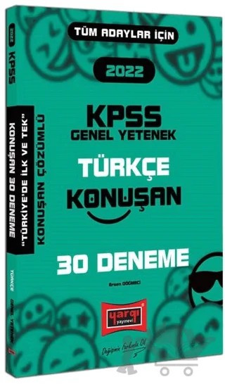 2022 KPSS Tüm Adaylar İçin Genel Yetenek Türkçe Konuşan 30 Deneme – Ersen Döğmeci – Yargı Yayınevi kitap kapağı