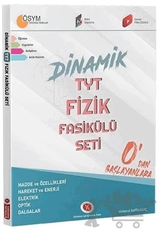 Dinamik TYT Fizik Fasikül Seti – Mehmet Karaağaç – Karaağaç Yayıncılık kitap kapağı