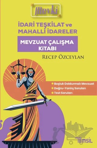Mevki Dari Teşkilat Ve Mahalli İdareler Mevzuat Çalışma Kitabı – Recep Özceylan – Temsil Kitap kitap kapağı