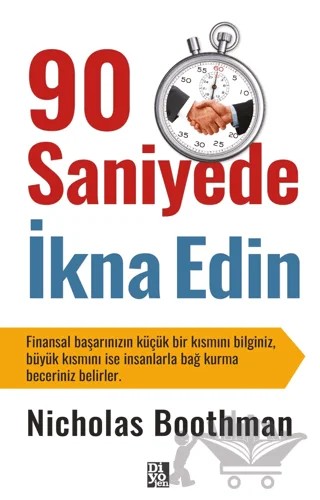 90 Saniyede İkna Edin – Nicholas Boothman – Diyojen Yayıncılık kitap kapağı